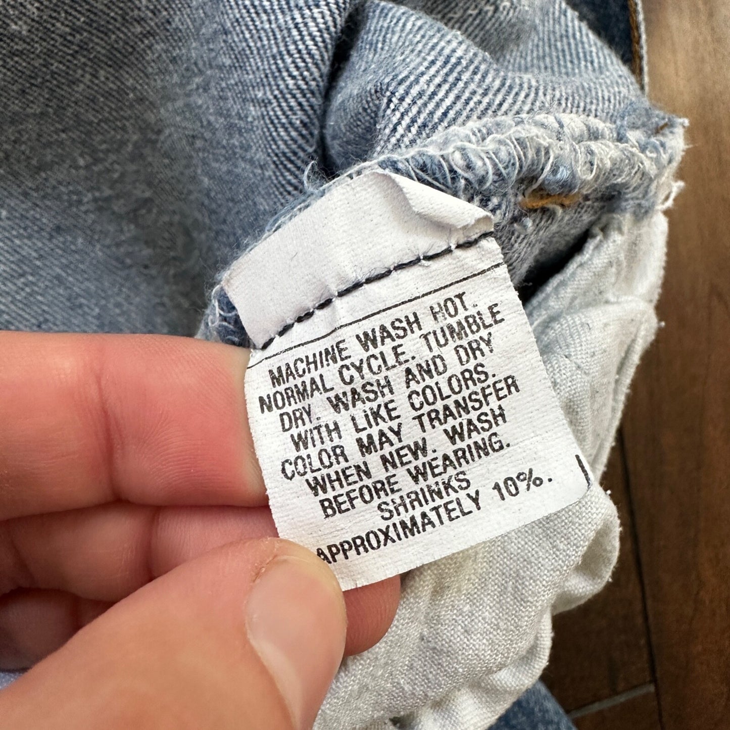 VTG 80s Levis 501 Button Fly 38x36 USA Tag Jeans Straight Wash Blue XX Act 34x31