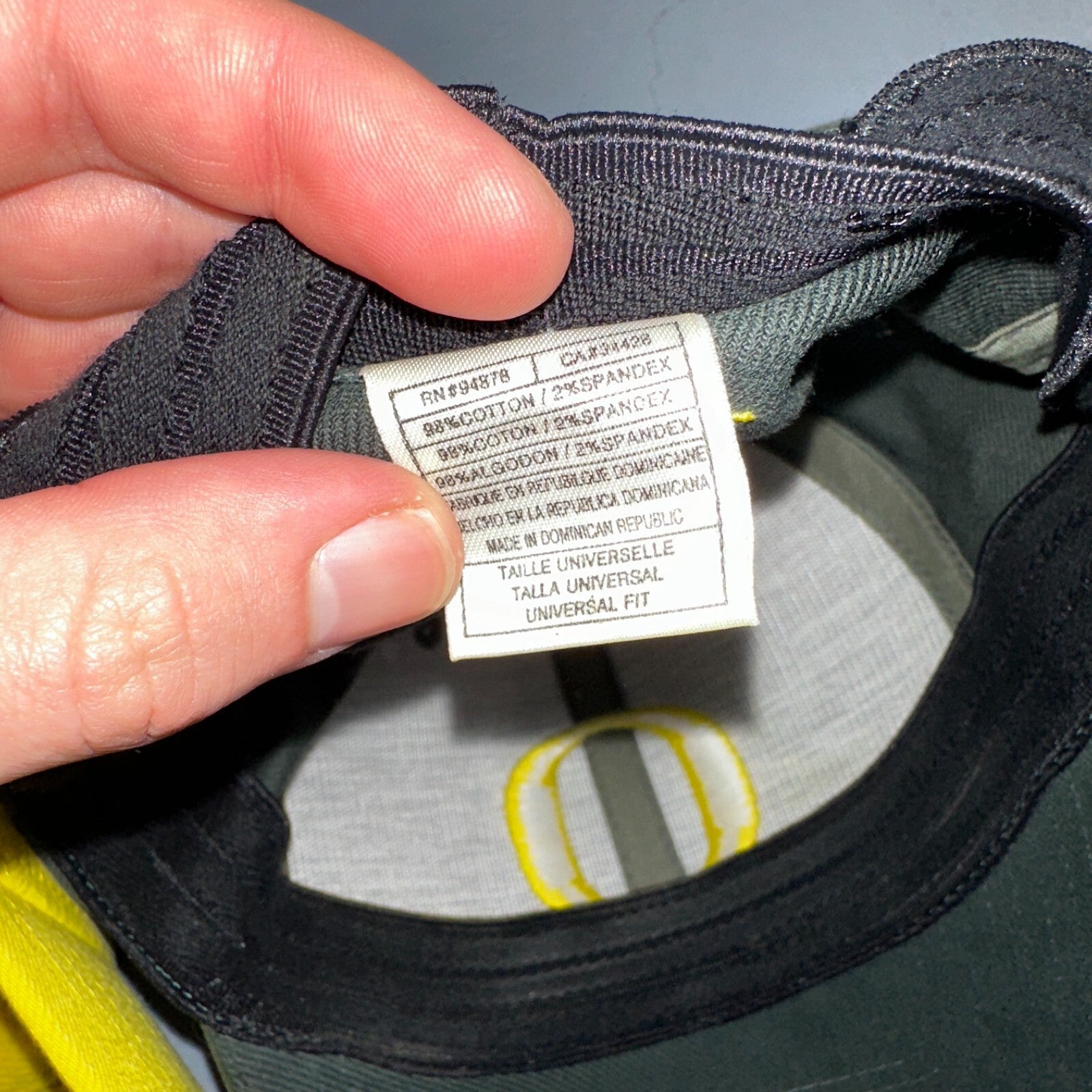 Nike Oregon Ducks VTG Hat Cap Snapback Lot of 3 Yellow Green Eugene Running Y2K