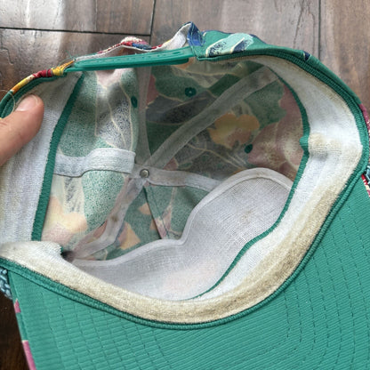 Hawaii Floral Vintage Hat Cap Snapback Music 90s 80s Used Nissan Rare Summer