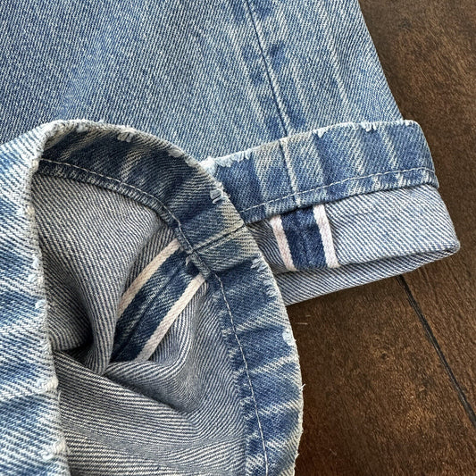 Levis Vintage 80s Redline Selvedge USA 501 XX Jeans 66 70s 33x36 Act 31x26