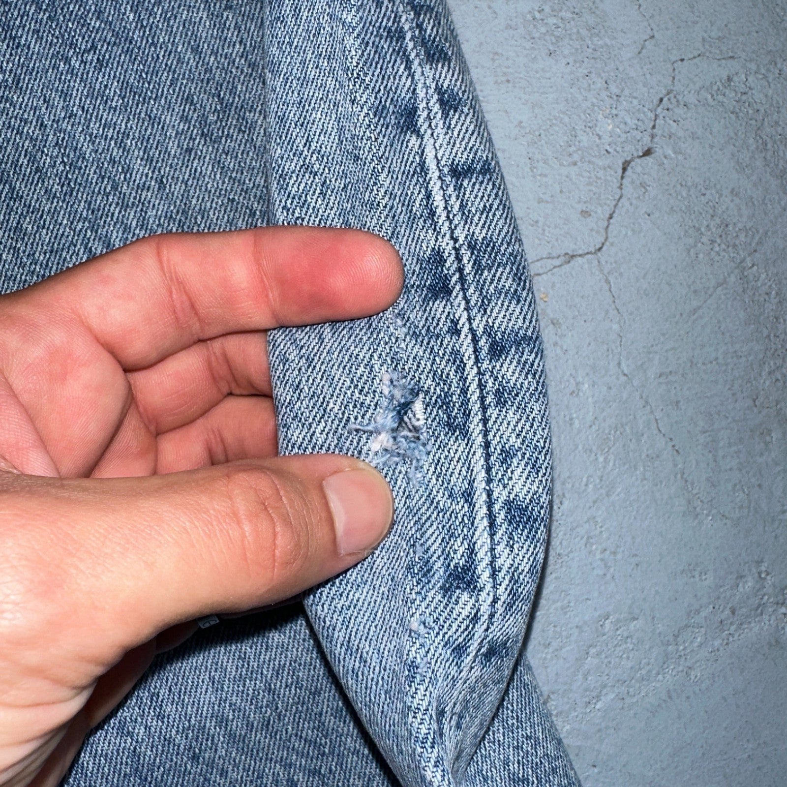 Levis 501 Vintage Y2K 90s XX Straight Leg Jeans Blue Light Wash 38x30 Act 36x30