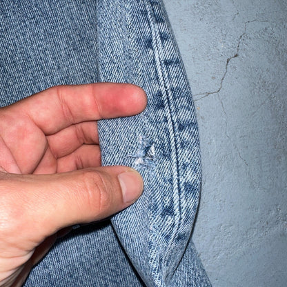 Levis 501 Vintage Y2K 90s XX Straight Leg Jeans Blue Light Wash 38x30 Act 36x30