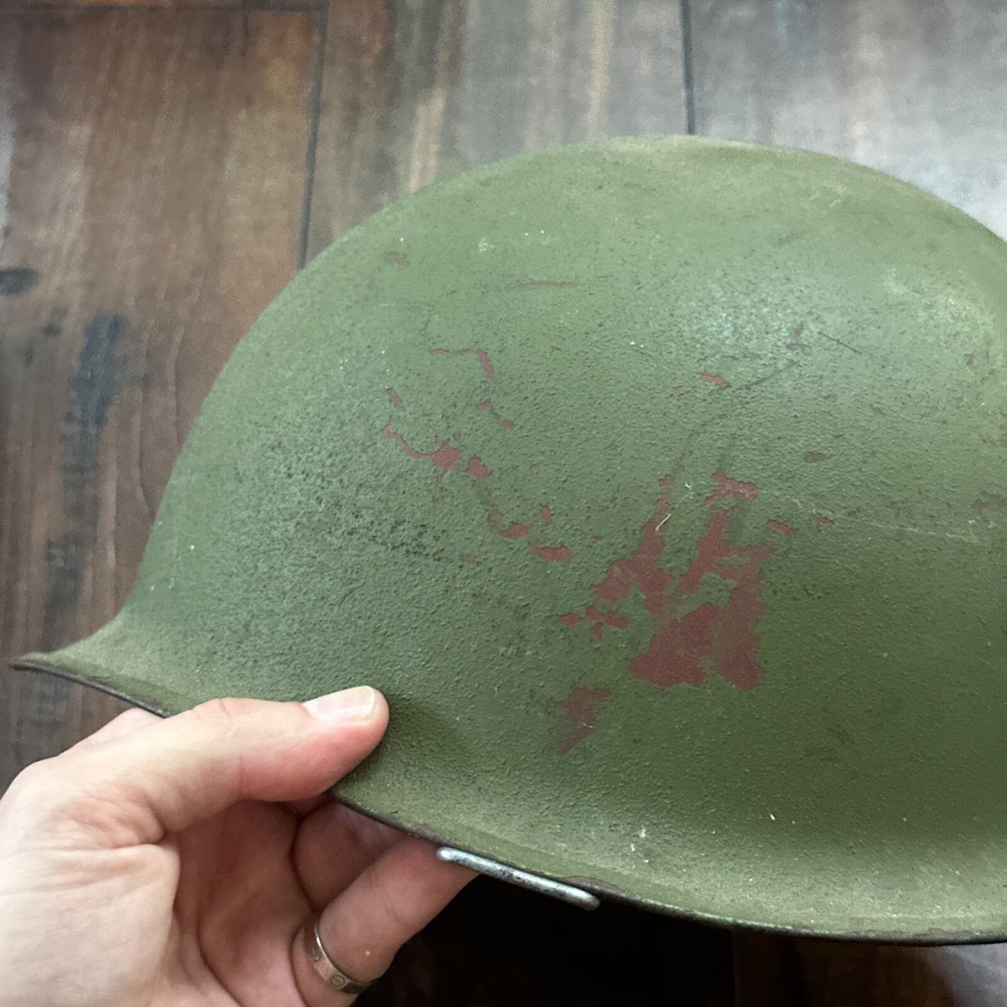 Vintage Vietnam War USMC M1 Helmet Post WWII Barn Find Unknown Origin