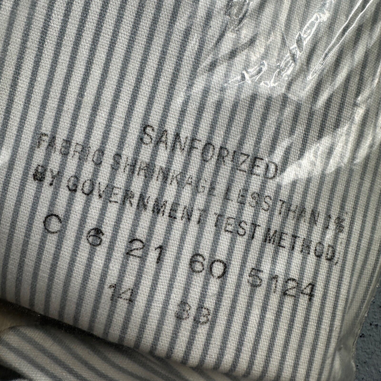 VTG Fruit of the Loom Sanforized Button Up Shirt Mens 1950s 14 NOS Rockabilly