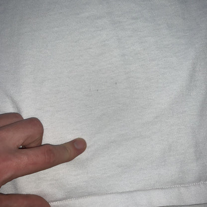 Oneita BLANK Vintage White T Shirt Mens 90s Essential Lot Rap Single Stitch Rare