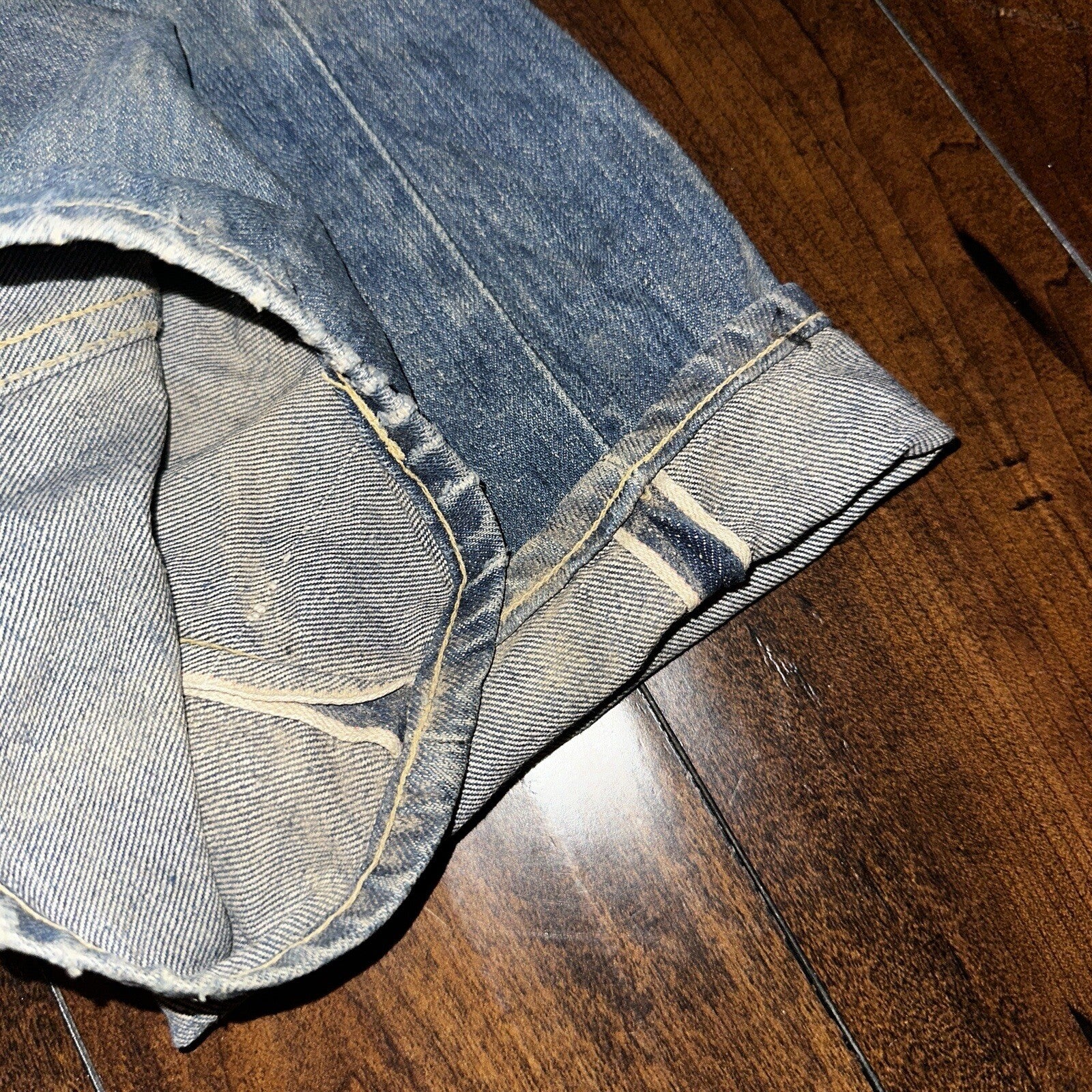 Bally True VTG 40s 50s Redline Selvedge Denim Jeans 1950s Levi’s Big E 27x30