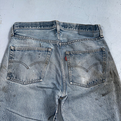 Levis 501 Vintage 80s Redline Selvedge USA XX Jeans Med Wash 34x30 Act 32x26