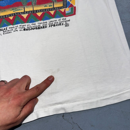 San Diego Zoo VTG T Shirt Koala Hanes Beefy Single Stitch California Graphic 80s