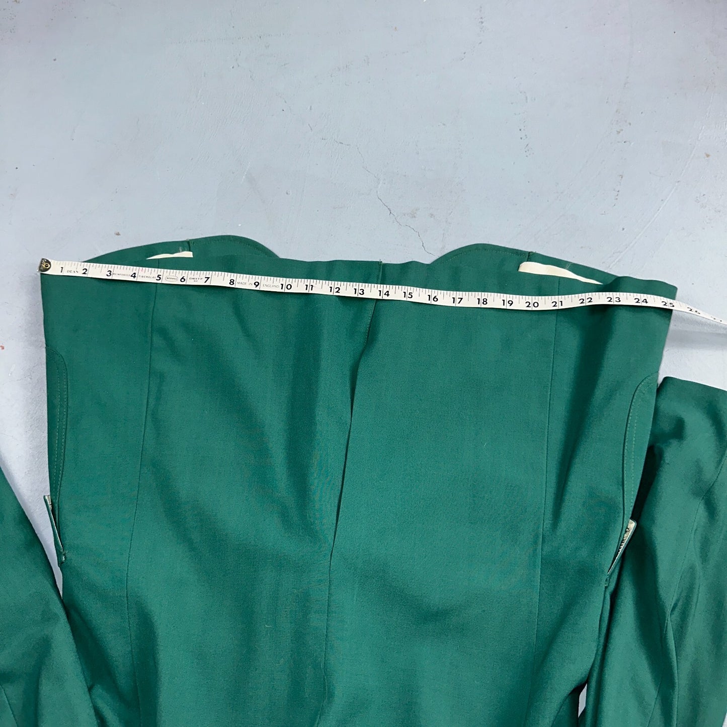 40L VTG Pendleton Mens Blazer Sport Coat Two Gold Button Jacket Green Suit Wool