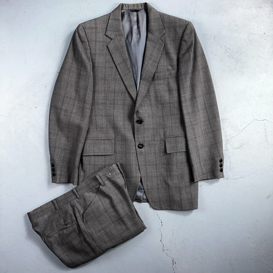 VTG Mens 2 PC Suit 38 Jacket Coat Pants Gray Rockabilly 60s 1960s Petrocelli