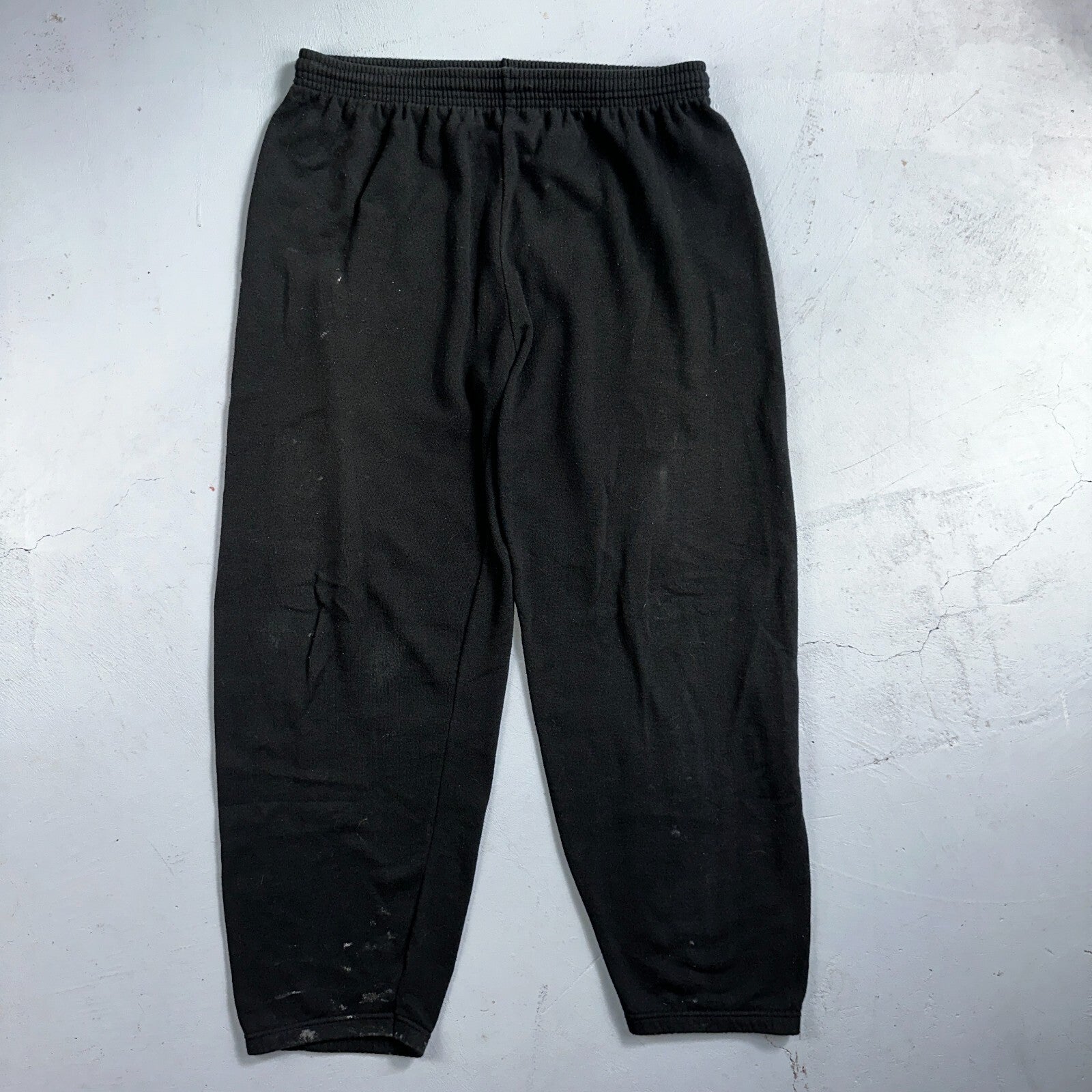 Vintage 70s FOTL Fleece Sweatpants Adult L Black Made In USA Champion 1970s