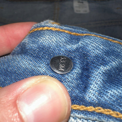 Levis 501 Vintage Y2K XX Straight Leg Jeans Blue Med Wash 42x32 Act 38x28