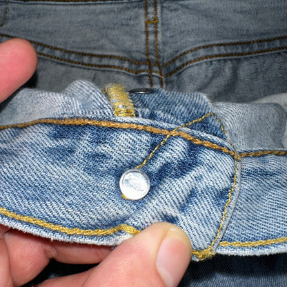 Levis 501 Vintage Y2K XX Straight Leg Jeans 36x30 Light Wash 2000s Act 35x29