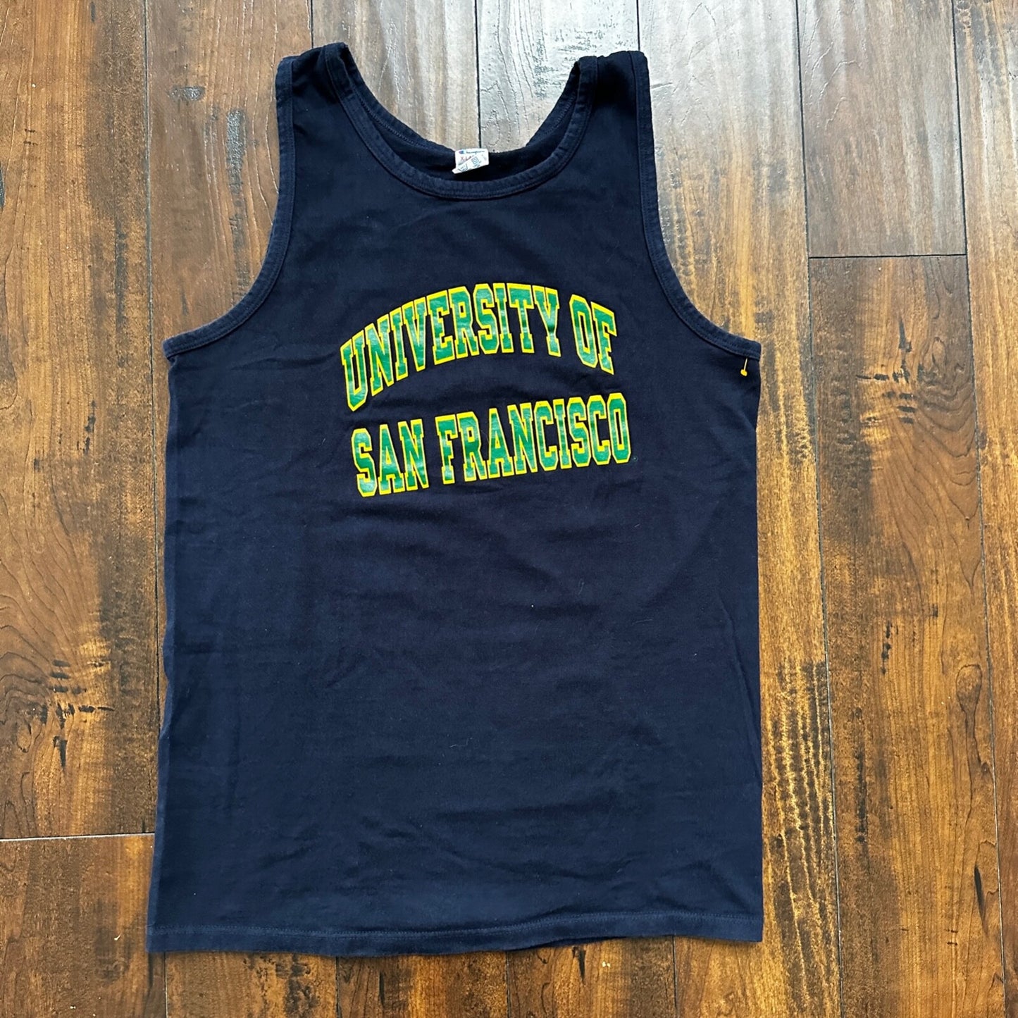 Champion 80s University Of San Francisco USFCA Vintage T Shirt Track Tank Top