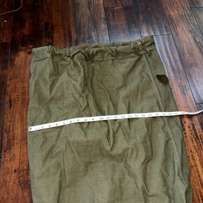 GENUINE MILITARY ISSUE US ARMY LAUNDRY OD GREEN LAUNDRY BAG USED POST WWII