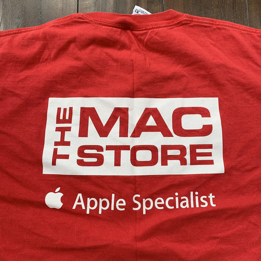Apple Mac App Store Specialist Cyber Security Red Vintage Y2K Usa California 90s