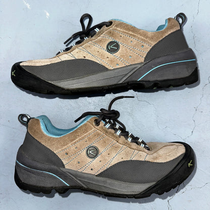 Keen Suede Leather Cap Toe Lace-Up Hiking Outdoor Shoes Women's 10