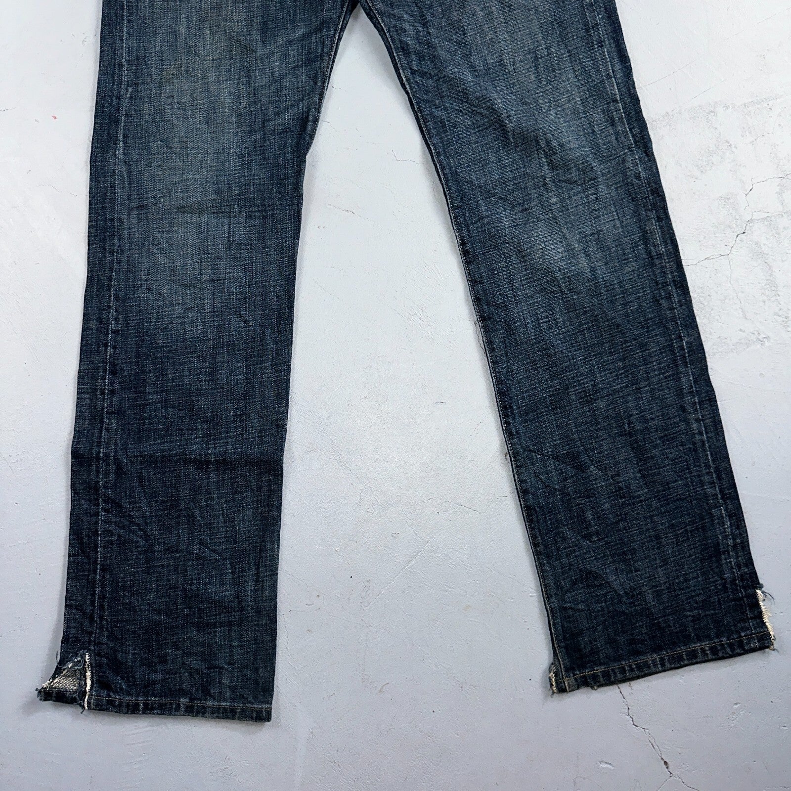 Levis 501 Vintage Y2K XX Straight Leg Jeans Blue Med Wash 33x34 Act 34x32