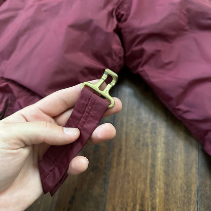 Vintage 1960s Goose Down Alp Sport Jacket L Ski Parka Coat Red Talon zip Bauer