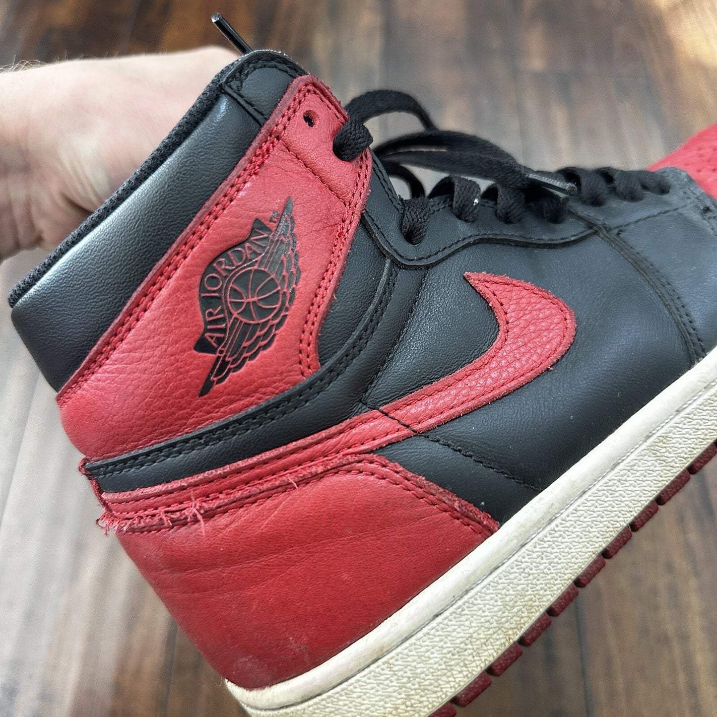 Size 8 - Jordan 1 Retro OG High Banned, Bred 2016 - 555088-001 No Box