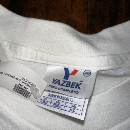 Tequila Funny One Two Floor Vintage T Shirt Y2K Cancun Bar Drinking Alcohol XL