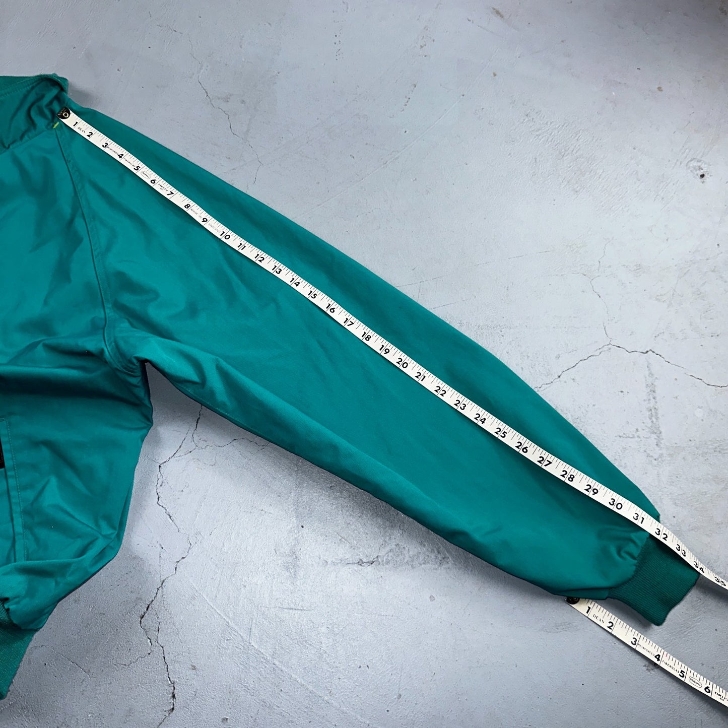 Vintage Eddie Bauer Spring Jacket Men's 2XL Teal Blue Turquoise Plaid Lined