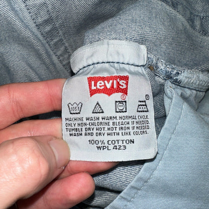 Levis 501 Vintage 90s Mexico Straight Leg Jeans 40x32 Y2K Light Wash Act 38x30