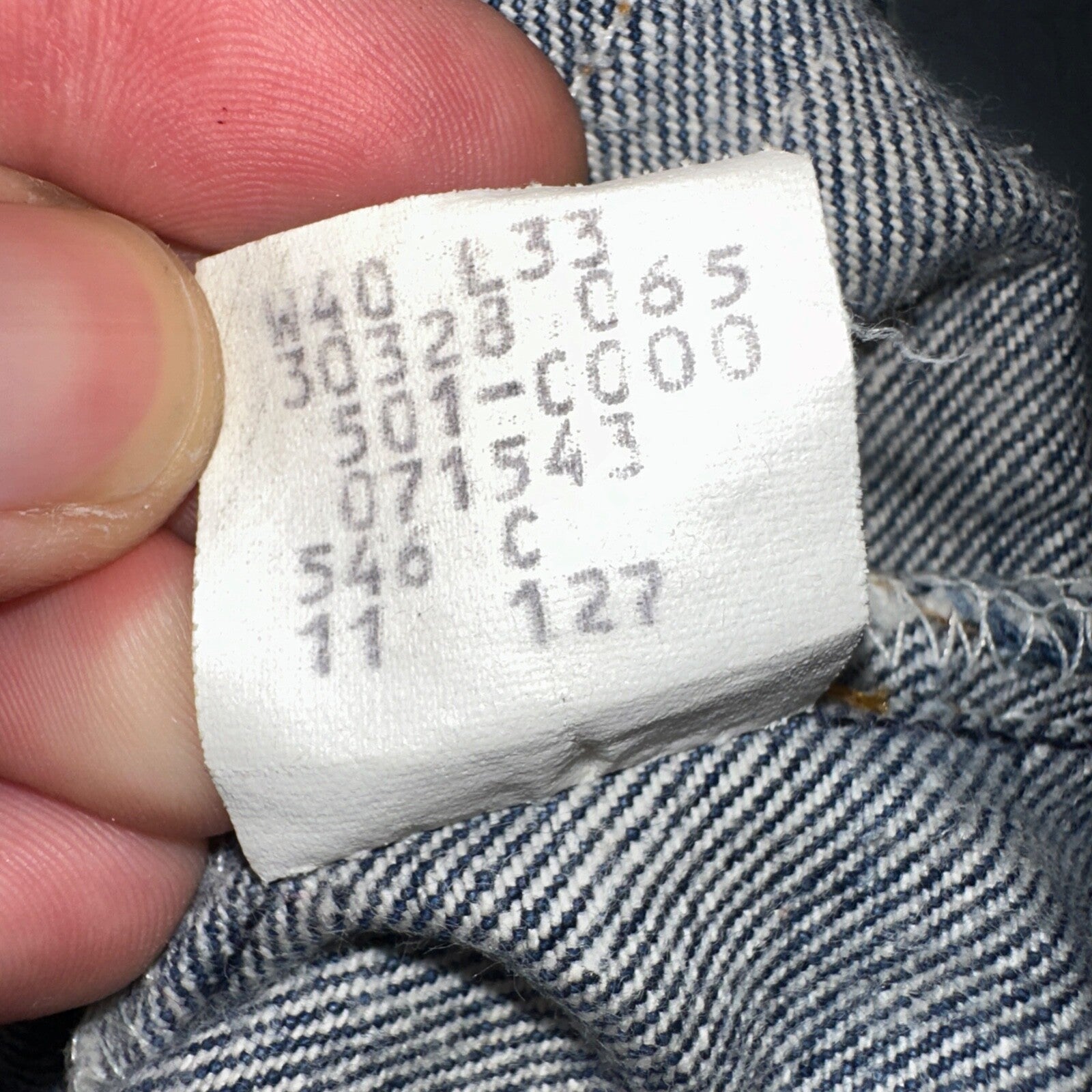 Levis 501 Vintage 80s USA XX Straight Leg Jeans Blue Light Wash 40x33 Act 38x29