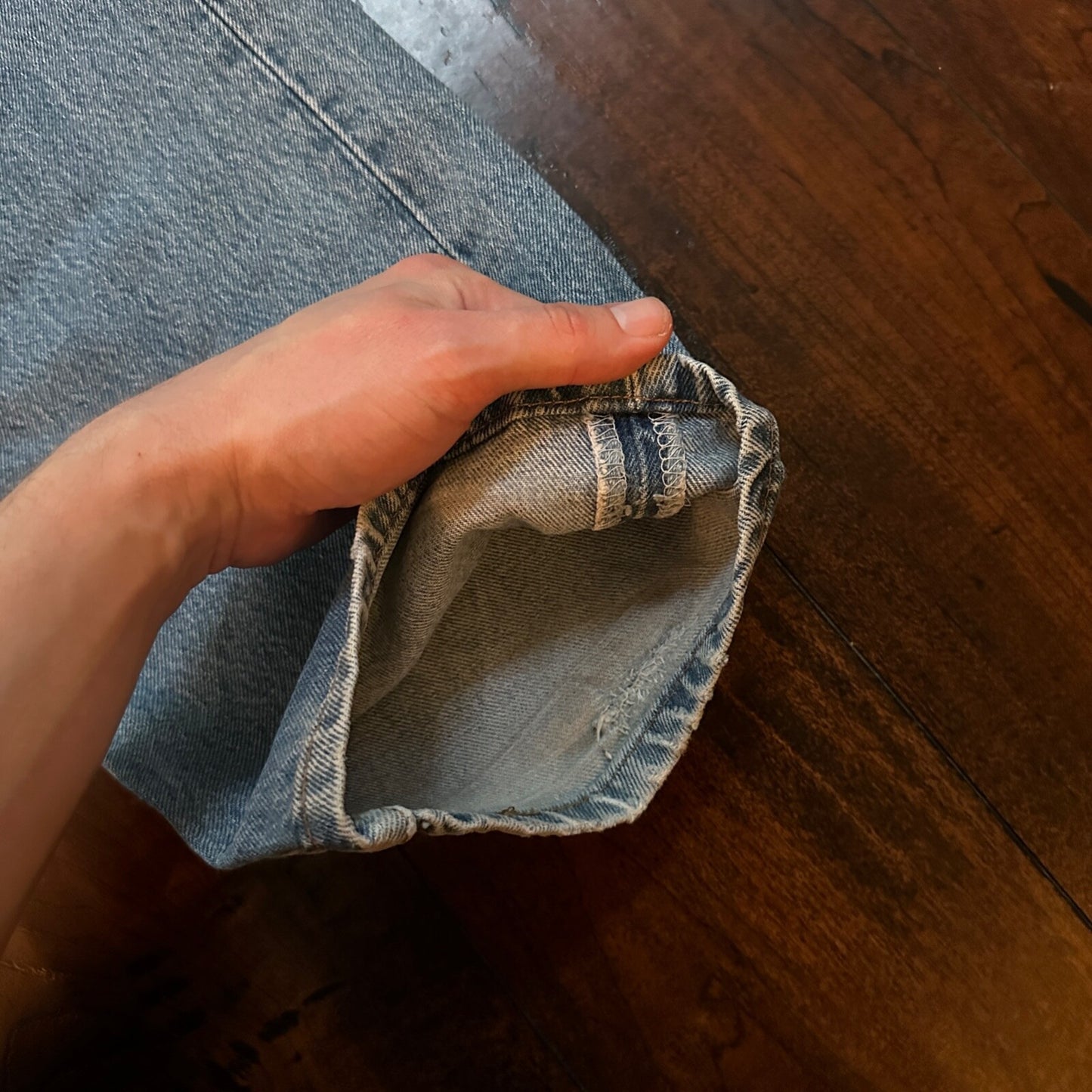 Levis 501 Vintage Y2K Straight Leg XX 2000s Jeans 36x34 Light Wash Act 33x33