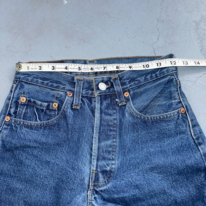 Levis 501 Vintage 80s Redline Selvedge USA XX Jeans Med Wash 27x32 Act 24x28