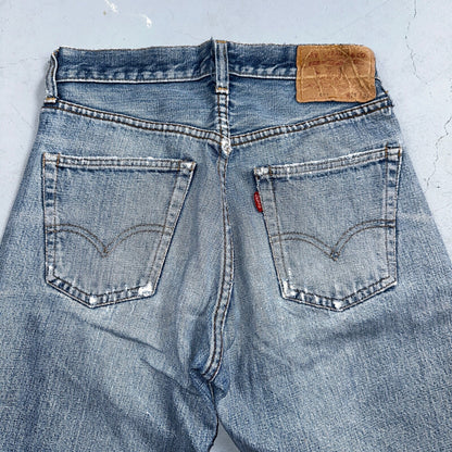 Levis 501 Big E Vintage 60s Redline Selvedge USA XX 1960s Jeans 28x34 Act 25x30