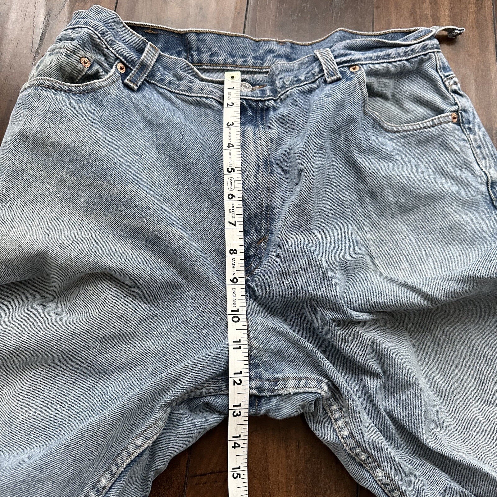 Levis 550 Jeans VTG Womens High Rise Light Wash Relaxed 90s USA 31x29