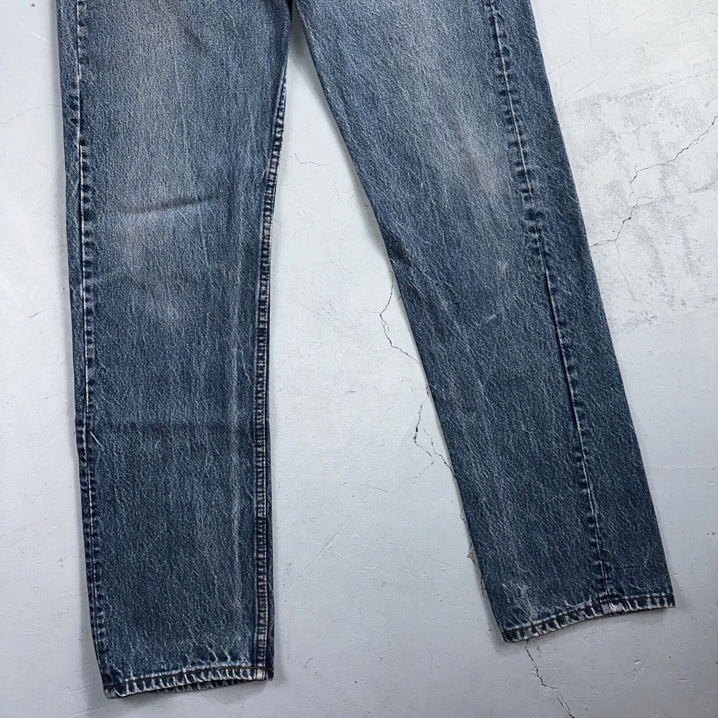 Levis 501 Vintage 80s USA XX Straight Leg Jeans Blue Light Wash Act 31x32