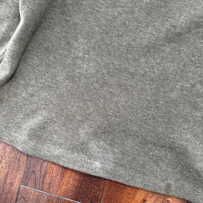 Polo Ralph Lauren Men's Quarter Zip Pullover Sweater Army Green Olive Y2K Size L