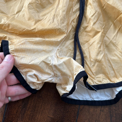 Women's Puma Workout Running Athletic Shorts Yellow Gold Black XS