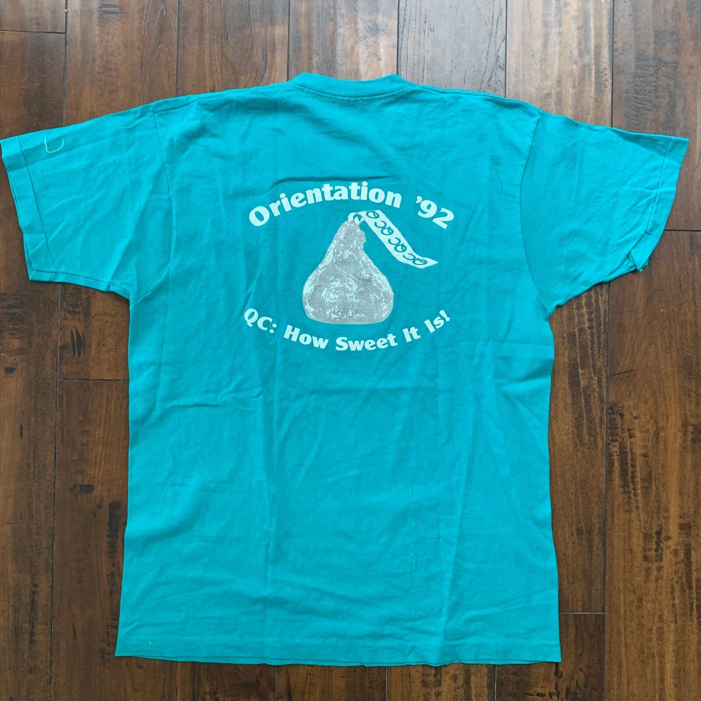 Hersey Kiss Vintage T Shirt Candy Snack 1992 How Sweet Chocolate Rap Music 90s