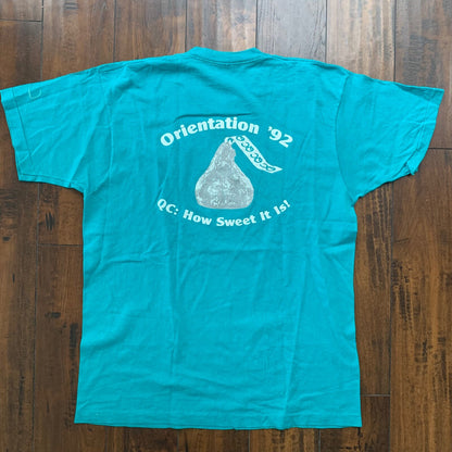 Hersey Kiss Vintage T Shirt Candy Snack 1992 How Sweet Chocolate Rap Music 90s