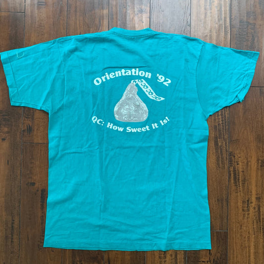 Hersey Kiss Vintage T Shirt Candy Snack 1992 How Sweet Chocolate Rap Music 90s