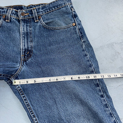 Levis 550 Vintage 90s USA Red Tab Relaxed USA Blue Med Wash Jeans 32x32 Ac 31x30