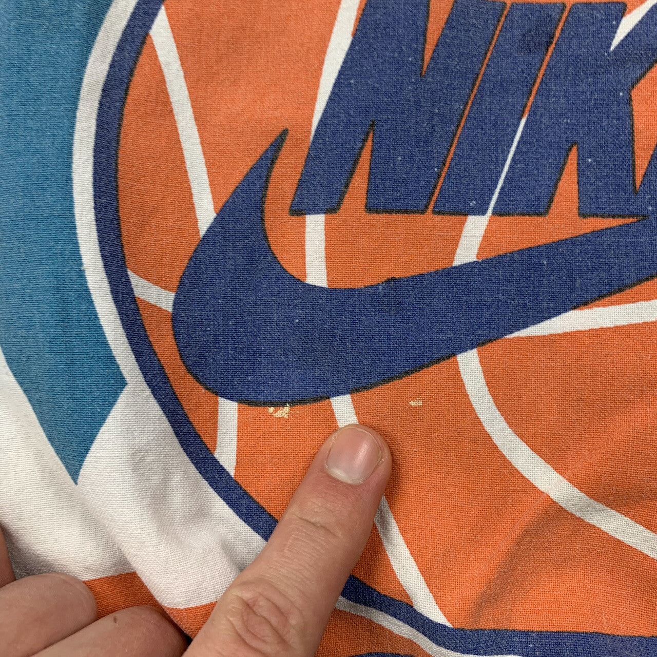 Nike Vintage Sweatshirt Mens T Shirt Sharks Crewneck AOP Basketball Jordan RARE