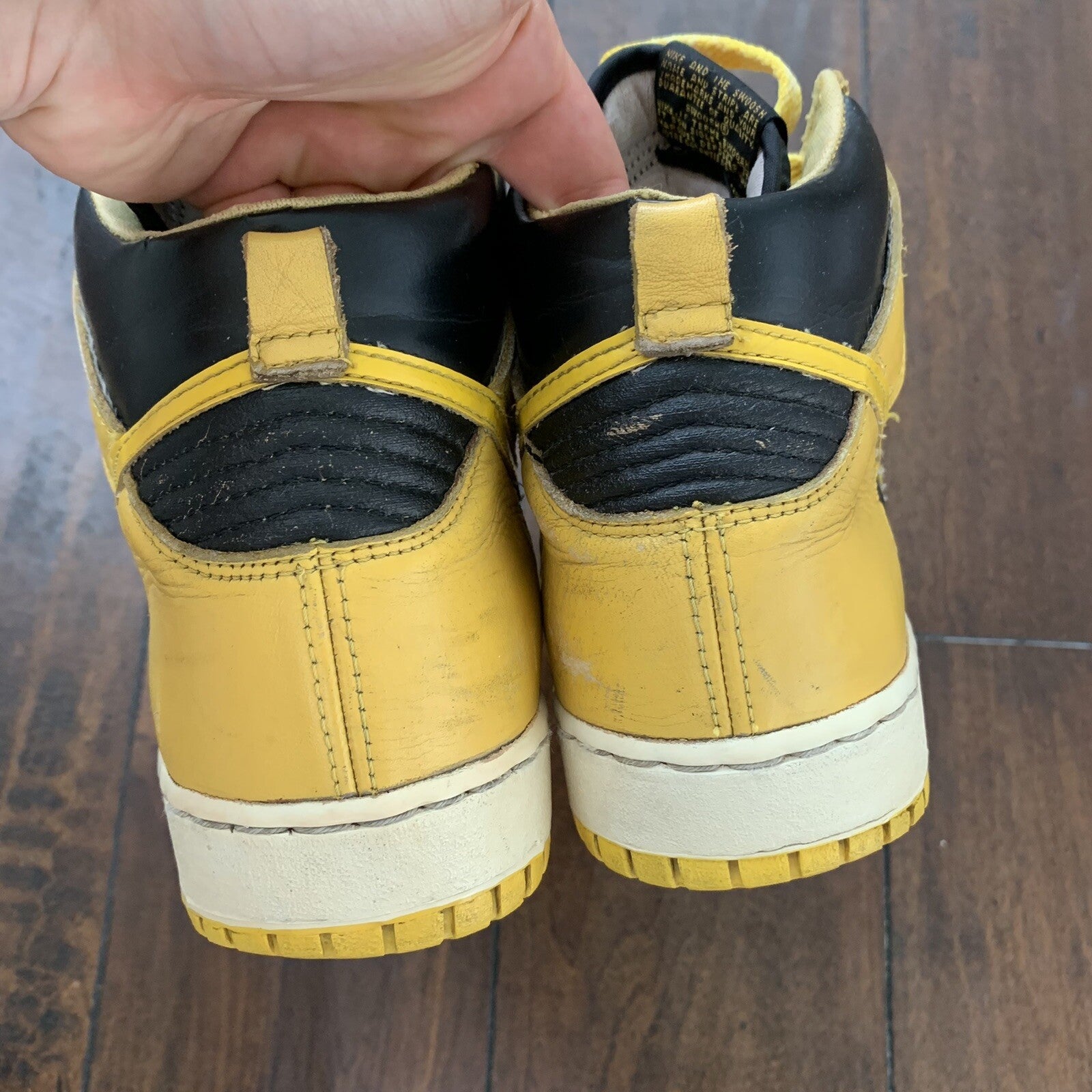 Nike 1985 Dunk Goldenrod Chicago Yellow Black Rare Vintage 85 Air Jordan 1 Sz 8