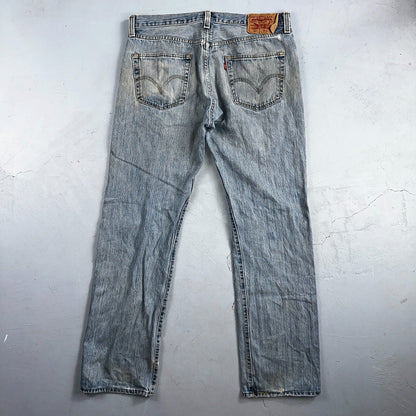 Levis 501 Vintage Y2K XX Straight Leg Jeans Blue Light Wash 36x34 Act 35x31