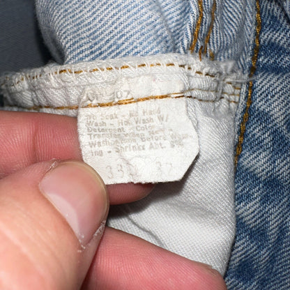 Levis 501 Vintage 80s Redline Selvedge USA XX Jeans Light Wash 38x32 Act 34x27