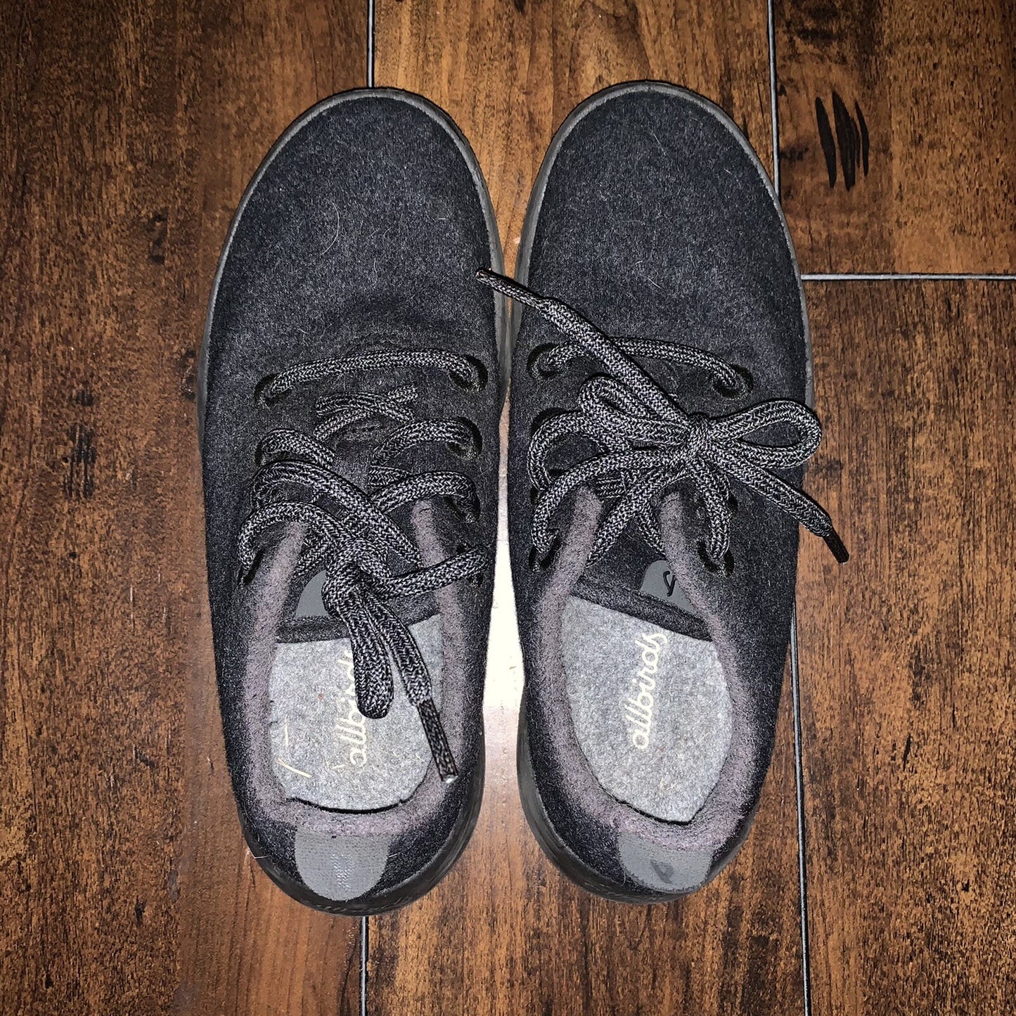 Allbirds Wool Runners WR Womens 6 US Black Gray Merino Wool Casual Shoes Running