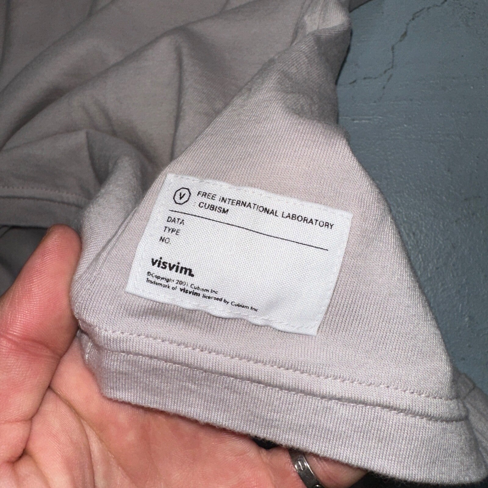 Visvim NWT V-Neck S/S Luxsic Light Purple Small 100% Authentic T Shirt Rare