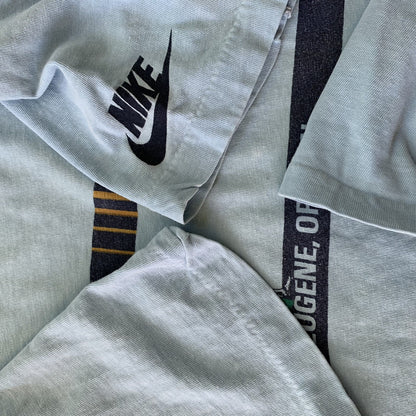 Vintage Nike T Shirt Mens 1979 Pre Trail Run Prefontaine Tee 70s Pinwheel Geisha