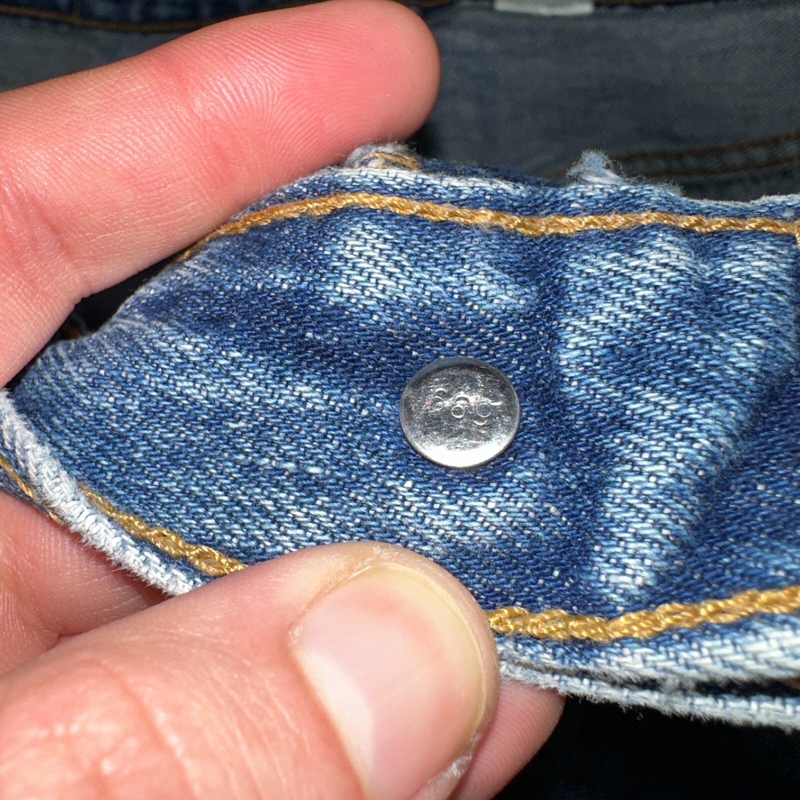 Levis 501 Vintage 90s XX Straight Leg Jeans Y2K Med Wash 36x34 Act 34x33