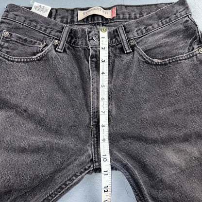 Levis 505 Vintage Y2K Straight Leg XX 2000s Jeans 32x30 Black Light Wash 31x29