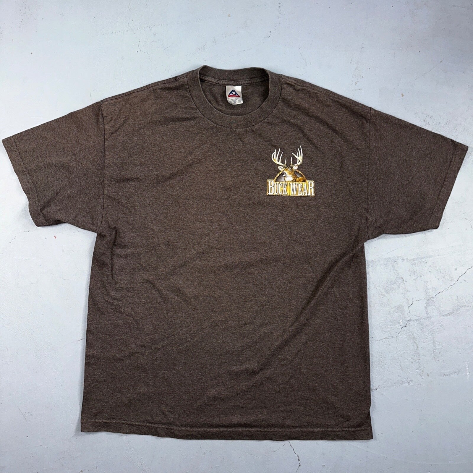 Buck Wear Funny Deers and Beers VTG T Shirt Redneck Brown Y2K Cool Hunting Joke