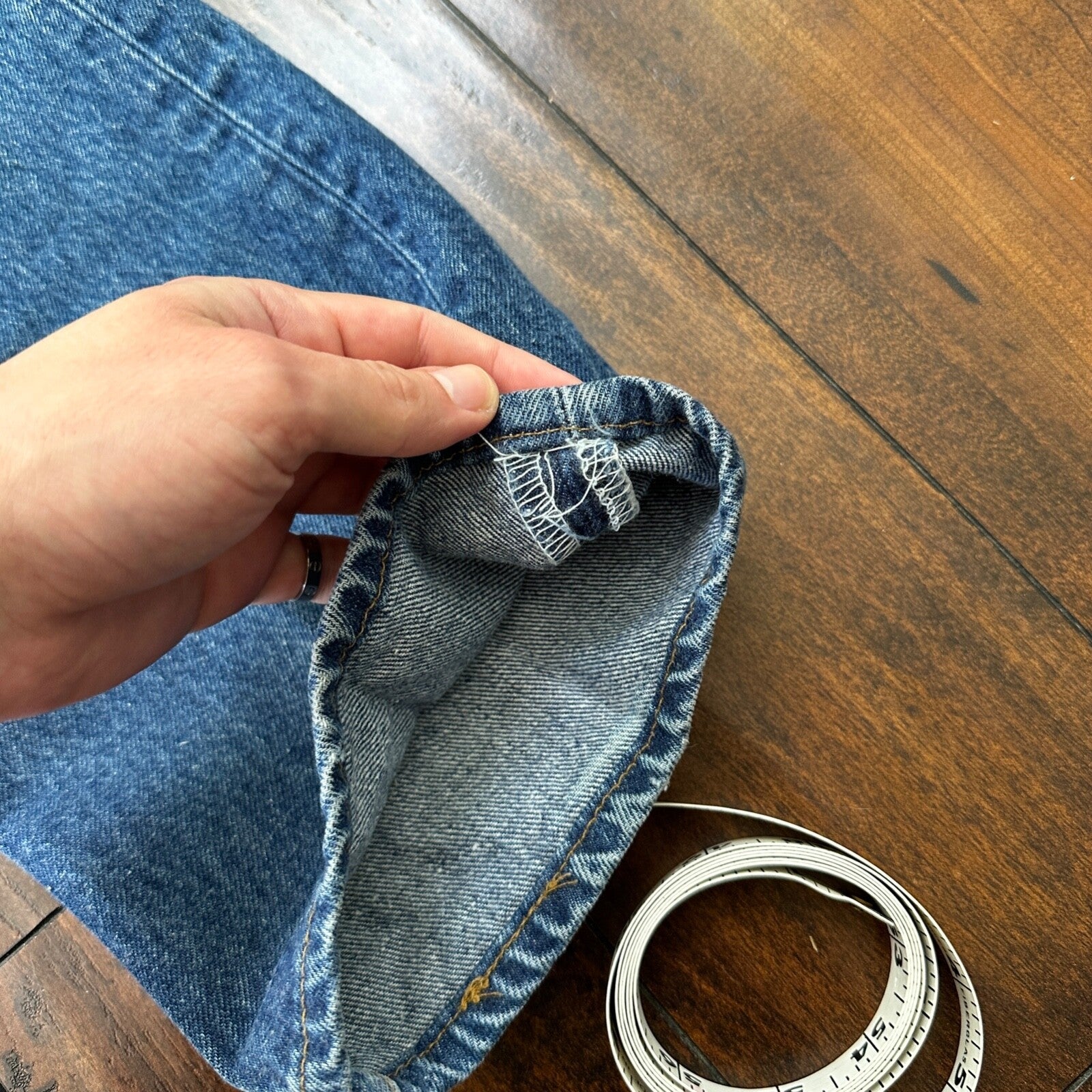 VTG 90s Levis 501 Button Fly 36x36 USA Tag Jeans Straight Wash Blue XX Act 32x31